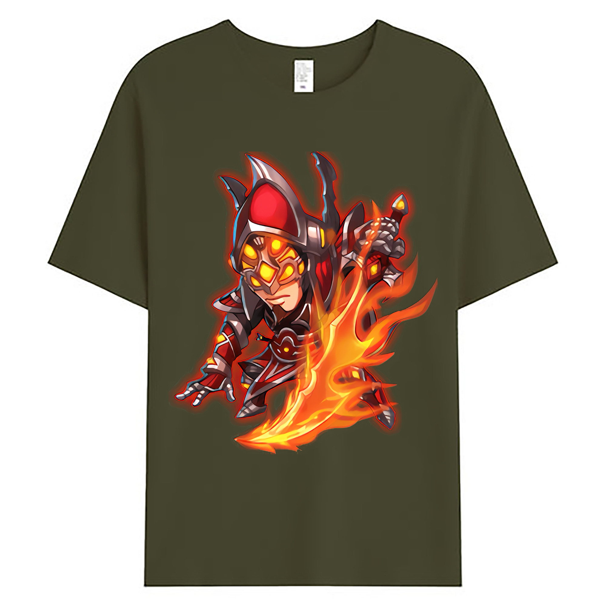（画像用） リーグ・オブ・レジェンド League of Legends LOL 綿100％ メンズ半袖Tシャツ｜肌触りやわらか＆通気性